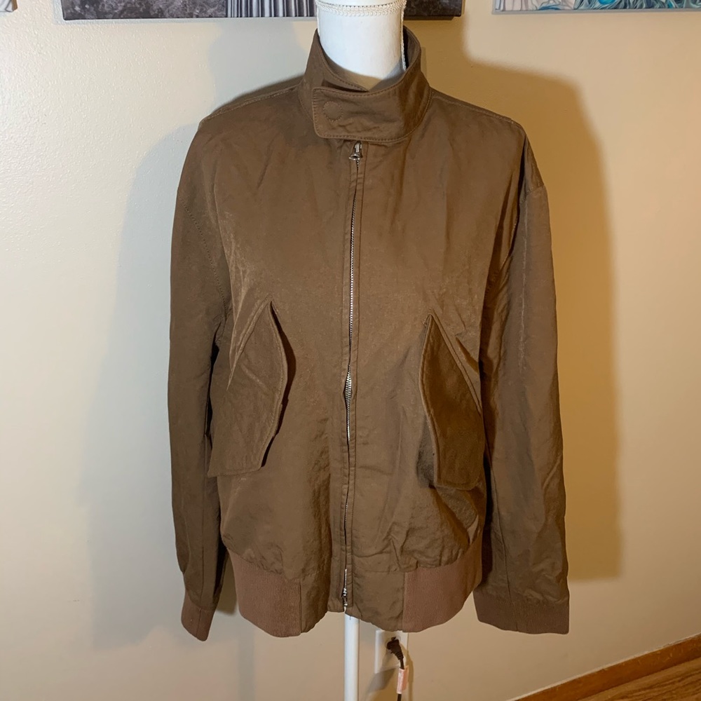 Acne Studios Men's Brown Mito Brushed Twill Jacket